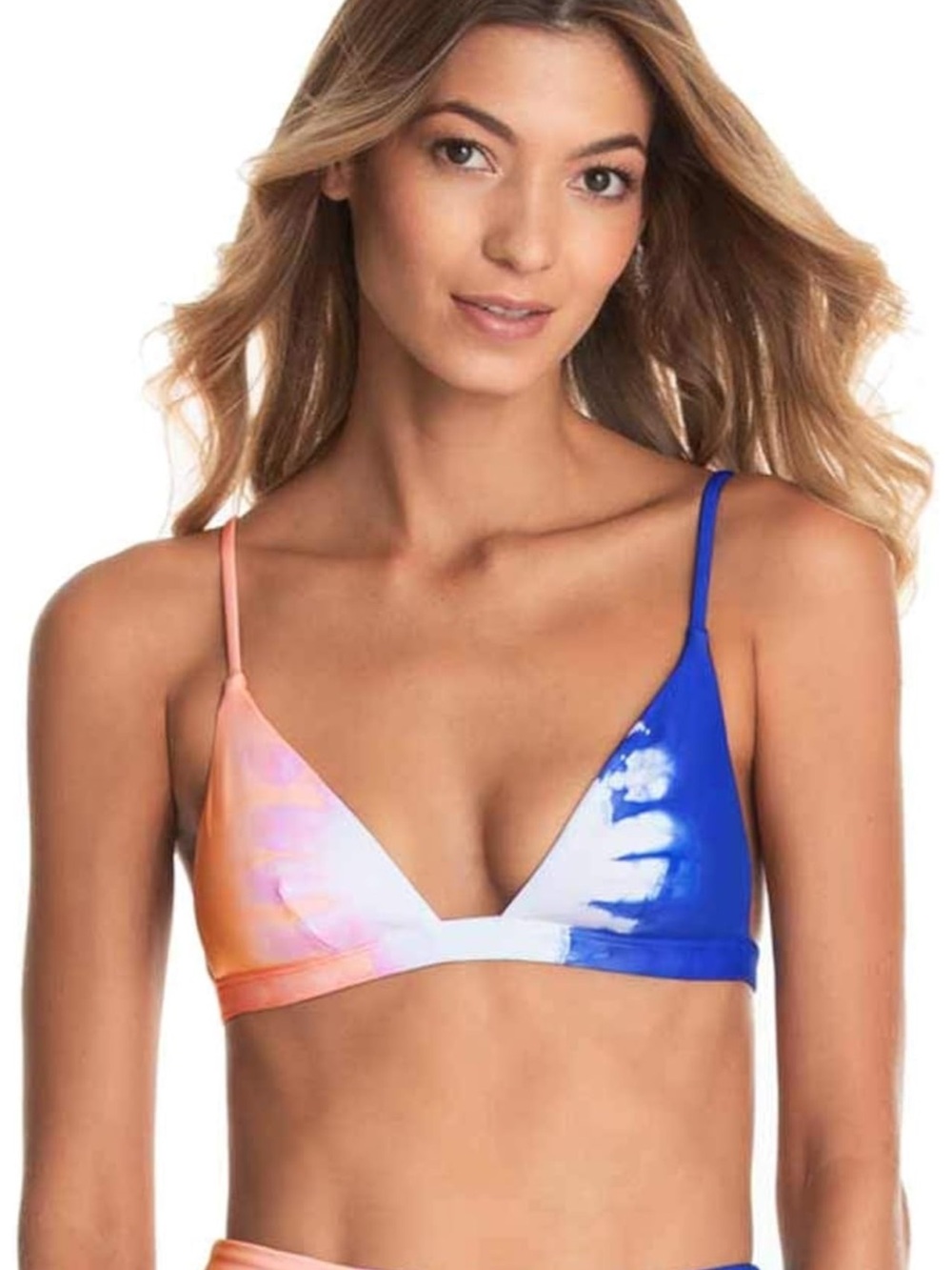 Maaji Magic Trick Tie Dye Elle Reversible Triangle Bikini Top Lola Bottoms Sz S